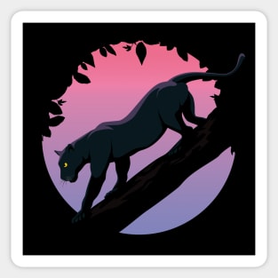 Black Panther Jungle Animal Sticker